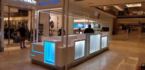 iPlayNTalk cell phone repair kiosk Westfield Valley Fair Mall