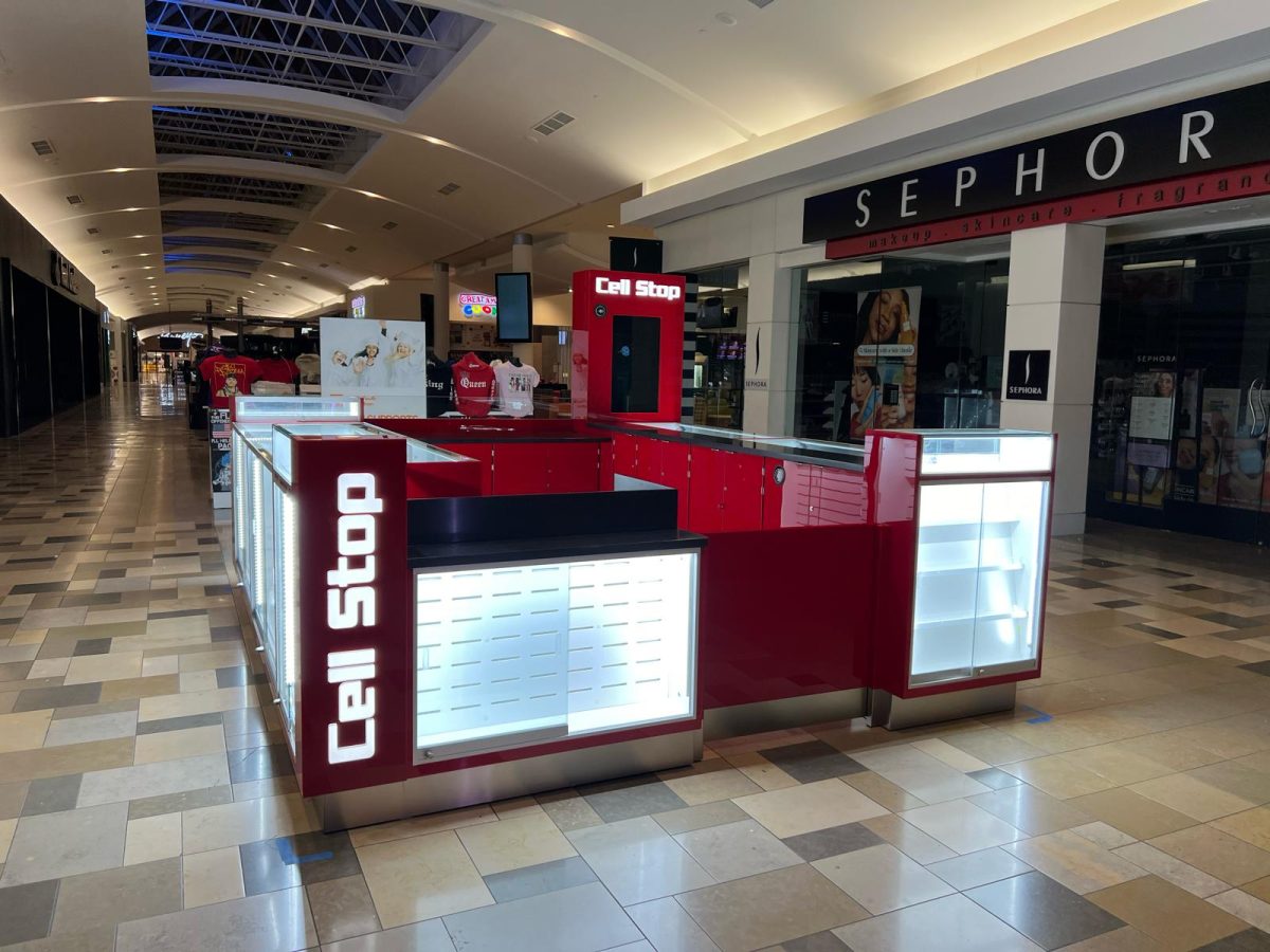 Cell Stop Kiosk at North East Mall in Hurst, TX