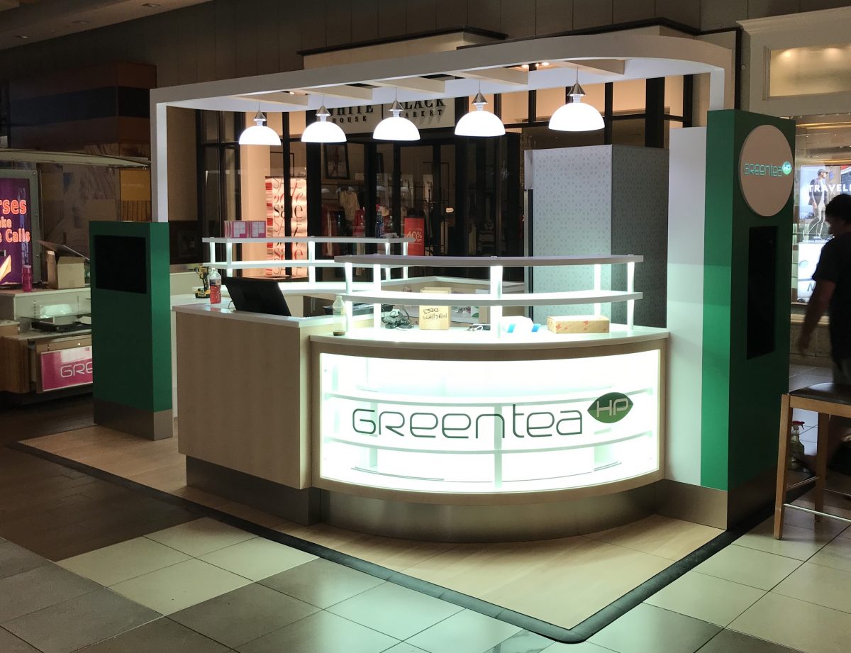 Green Tea Kiosk at Fashion Place